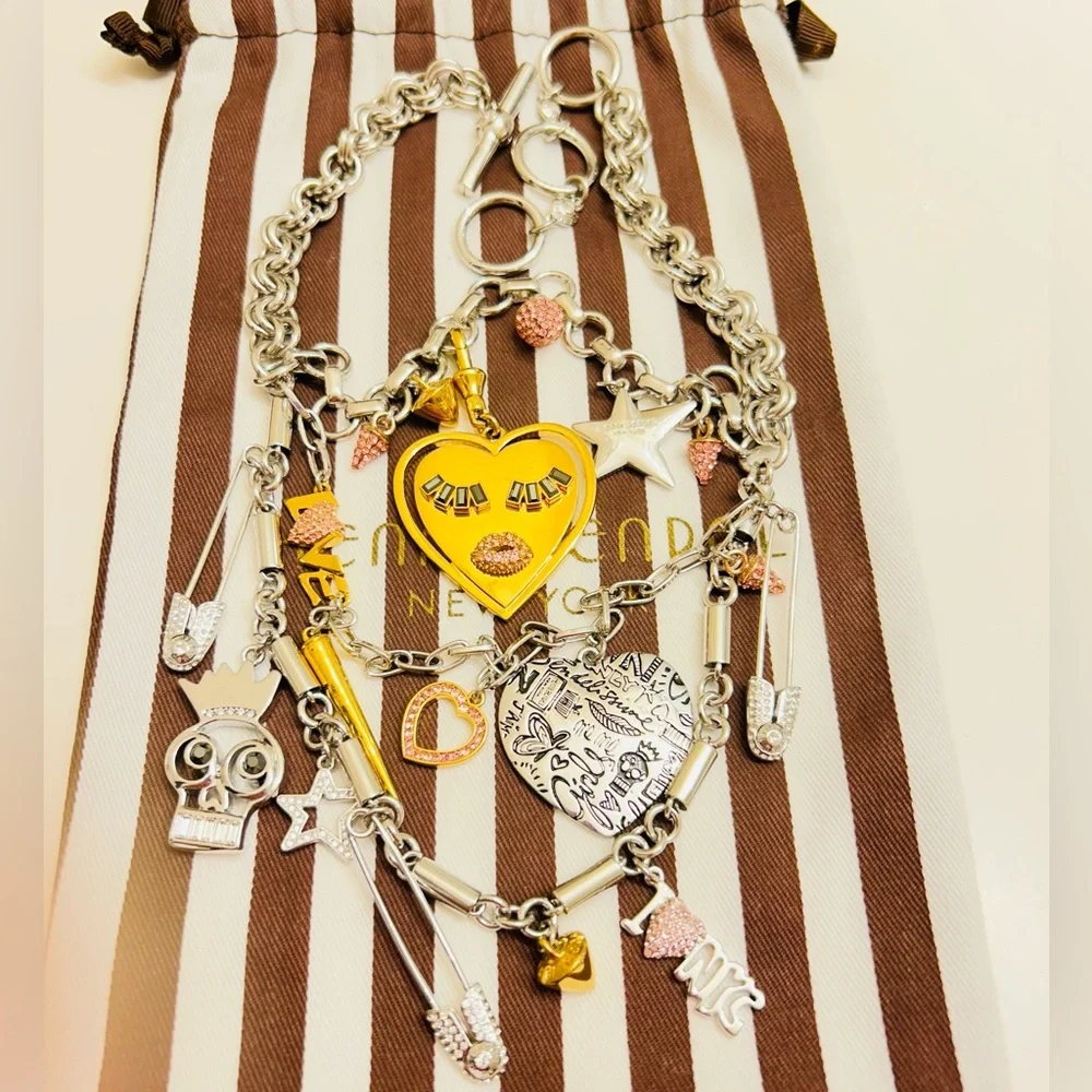 💰SOLD💰🔥NWOT🔥VERY RARE Henri Bendel Pretty Punk Statement Necklace - Picture 15 of 16